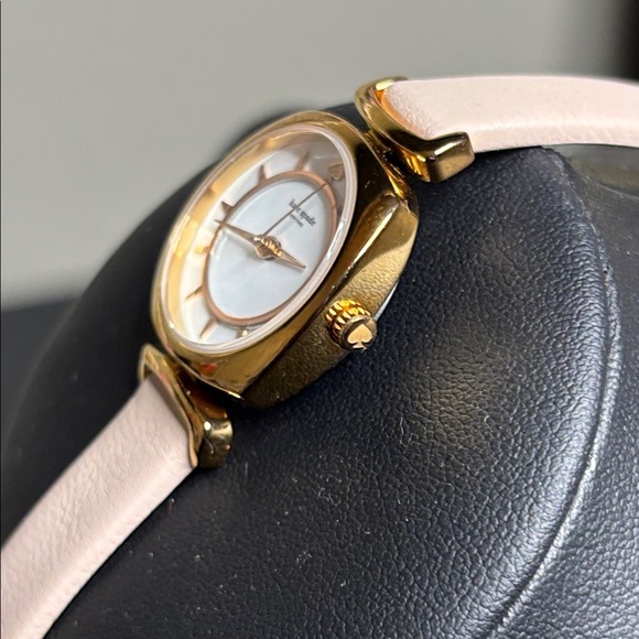 Kate Spade KSW1320 Barrow Vachetta White Dial Pink Leather Strap Women\'s Watch main image 8